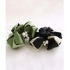 Vingtaine H7230-PK Pearl with Bijoux Ribbon Hair Claw Two Tone