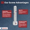 Kozelo 15pcs Cap Bolts Cap Bolts [M6-1 x 35mm] Hex