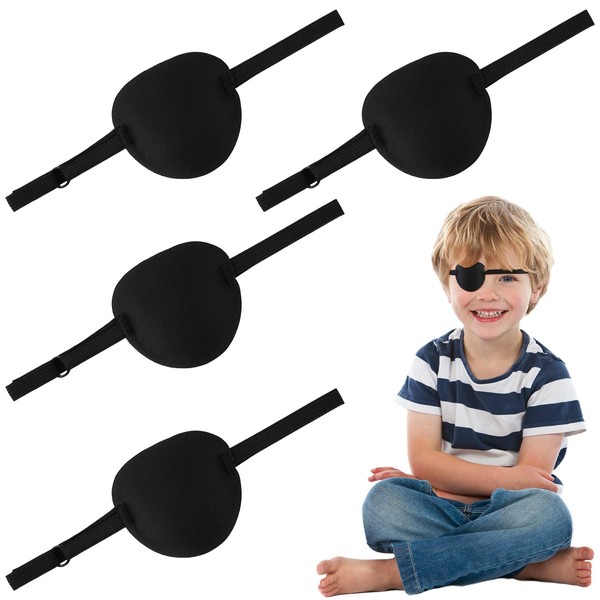 Pack of 4 Eye Patches, Medical Eye Patches for Adults