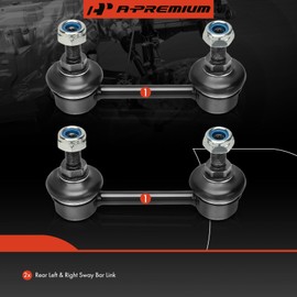 A-Premium 2 x Rear Sway Bar Links Stabilizer Bar Links, Compatible with Subaru Outback 2000-2009, Legacy 1998-2009, Baja 2003-2006 & Honda S2000 2000-2009