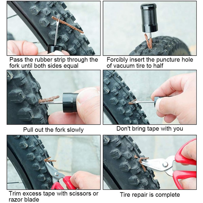 Keenso Kit de Herramientas de reparación de Llantas de Bicicleta