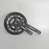 CDHPOWER Double Chainring Crankset 50/34T 170mm Crankarm Black Plastic Chain