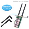 2.4G/5G 300Mbps PCI‑e Dual Band AP Wireless WiFi WLAN Adapter