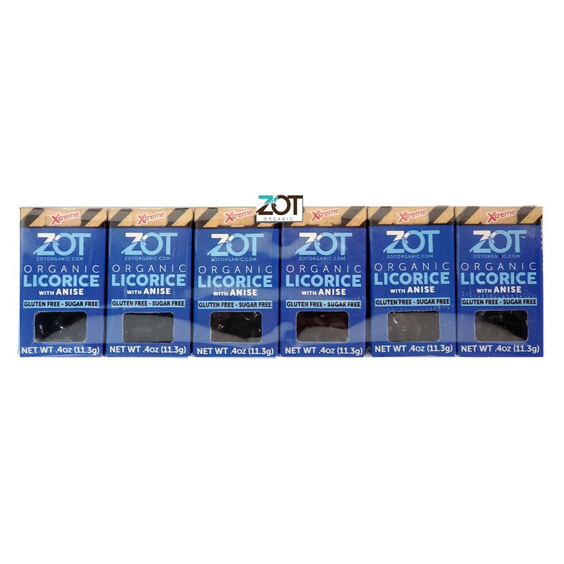ZOT 100% pure Organic Licorice with Anise, 0.4 ounce Flip