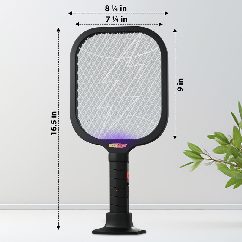 Electric Fly Swatter Racket, Mosquito Zapper Racket, Fly Zapper for