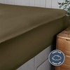 Silentnight Supersoft Olive Fitted Sheet - Cosy & Comfortable Delicate