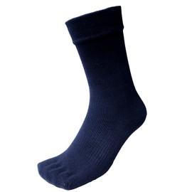 Gutsman Secret Five Finger Socks, Self Defense Forces, Men's, Organic Cotton, Deodorizing, deep navy, 23.0-25.0 cm