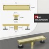 WEBANG 12 Inch Linear Shower Drain Rectangular Floor Drain with