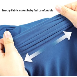 iEvolve Cotton Knitted Baby Swaddle Blanket with Hat Headband Set Newborn Swaddle Wrap Receiving Blankets for Baby Girl Boy 35" x 35"(Black)