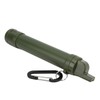 Outdoor Water Filter Straw Water Purifier with Compass Whistle Carabiner