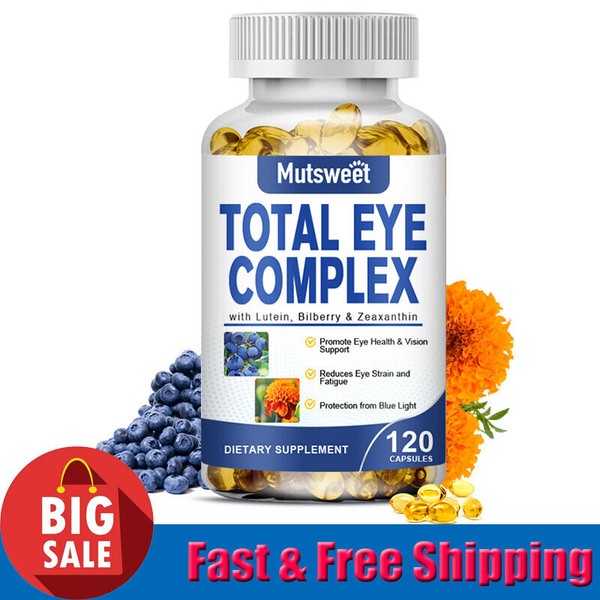 Mutsweet Lutein and Zeaxanthin Eye Complex Capsules Reduces Eye Fatigue