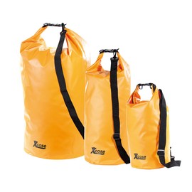 Xcase Waterproof Backpack: Waterproof Dry Bag 16 Litres, Orange (Duffel Bag Backpack Waterproof, Waterproof Garment Bag, Underwater Light), orange, Pack sack