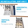 Amber Home 20 Pack Heavy Duty Metal Pants Skirt Hangers,