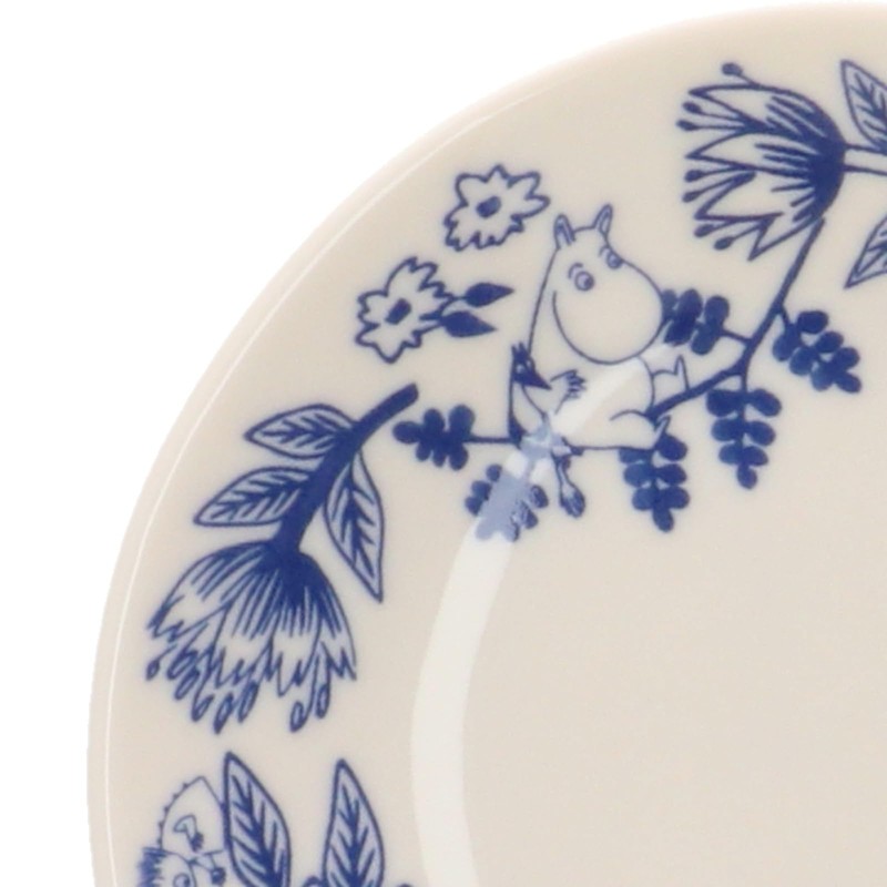 Moomin Blue Flora 13 Plate Cobana