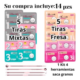 Mascarilla Tiras Pasos Puntos Negros Herramienta Acné