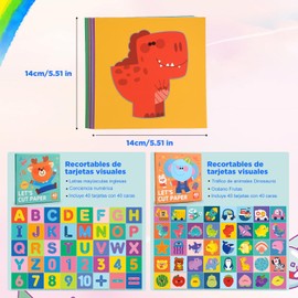 Oududianzi Tarjetas Flash de Alto Contraste para Niños, 120 Tarjetas Flash, 240 Patrones, Adecuadas para 4 Etapas, Tarjetas Didácticas de Estimulación Visual Temprana para Regalar a los Niños