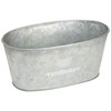 KI GREENHOUSE French Silver Tin Oval M 3390-B
