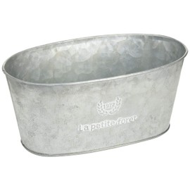 KI GREENHOUSE French Silver Tin Oval M 3390-B