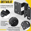 Yaocom Five-Knuckle Hinge for 3/4" Door Thickness, 270 Degree Hinge