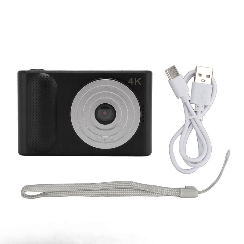 4K Digital Camera 48MP HD 16X Digital Zoom Autofocus Portable