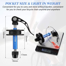 Sumind Bike Chain Holder Bicycle Bike Chain Keeper Holder Bike Dummy Hub Chain Keeper for Chain Cleaning Transporting Lubing Storing