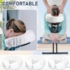24 Pcs Face Cradle Covers for Massage Table Microfiber Soft