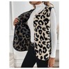 BEAUDRM Women's Y2k Leopard Print Vest Top Button Down Sleeveless