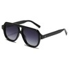 YAMEIZE Polarised Sunglasses Men Women Retro 70s Vintage Rectangular Sunglasses