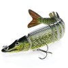 Fishing lure swimbait hard predator pike bigbait swimfish joint (perch)