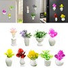 9 Pack Cute Fridge Magnets, Mini Artificial Plants Refrigerator Magnets