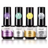 ROSALIND Base Coat Top Coat UV Nagellack Set,Base Coat und