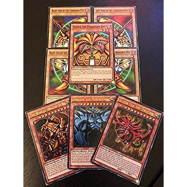 Yu-Gi-Oh! Exodia & God Cards! All Rare 20 Card Lot