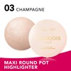 Bourjois Maxi Round Pot Highlighter, 003 Champagne