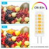 TZHILAN G4 LED Light Bulb 120V Dimmable, Brighter with Glass