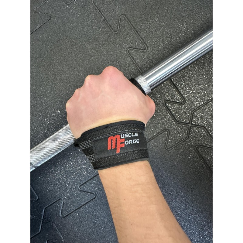 MuscleForge® Deadlift Straps for Strength Training, Weightlifting and Powerlifting -
