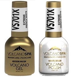 Volcano Spa Duo Gel and Lacquer | VS701X Extreme French White