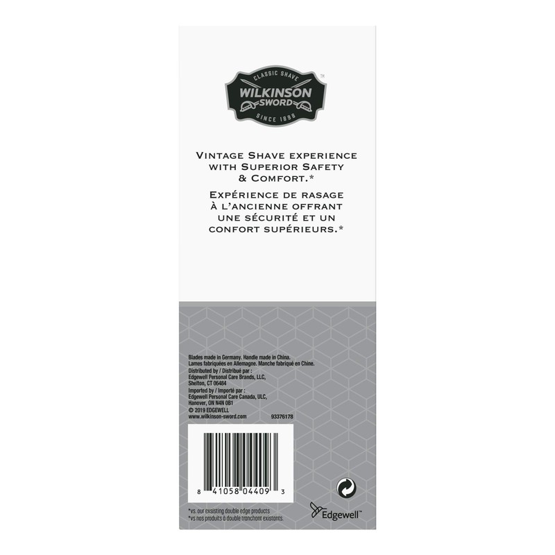 Wilkinson Sword Quad Blade Razor for Men With 5 Quad