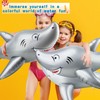 3 Pack 40 Inch Inflatable Shark Large Blow Up Shark