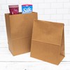 Brown Paper Bags - 1/8 BBL 100 Pack Kraft Paper