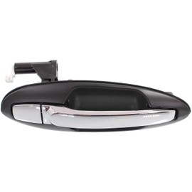 Garage-Pro Exterior Rear Door Handle Compatible with KIA OPTIMA/MAGENTIS 2001-2006 / SONATA 2002-2005 RH Chrome-Black Old Body Style