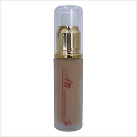 A Mera Aqua Veil Foundation 100 Beige Ochre α, 1.1 fl oz (30 ml) (Ameera Cosmetics)
