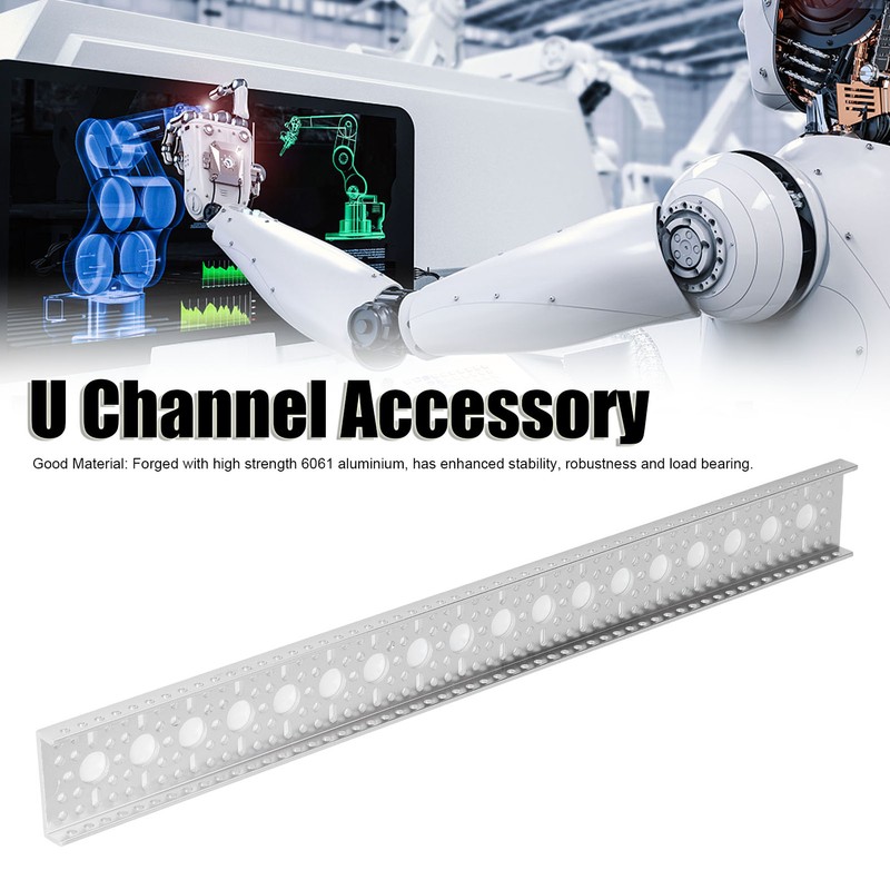 U Channel Aluminium 48x12mm Heavy Duty 3 Side Beam Accessory