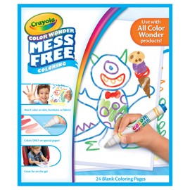 Crayola Color Wonder Mess Free Paintbrush Pens & Paper, Painting for Kids, Gift