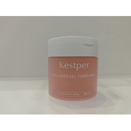 Kestper 60 Pad Collagen Gel Toner Pads for Face — Firming,Improving Elasticity, Pore Minimizer,Soothing Hydration Gentle Face Pads