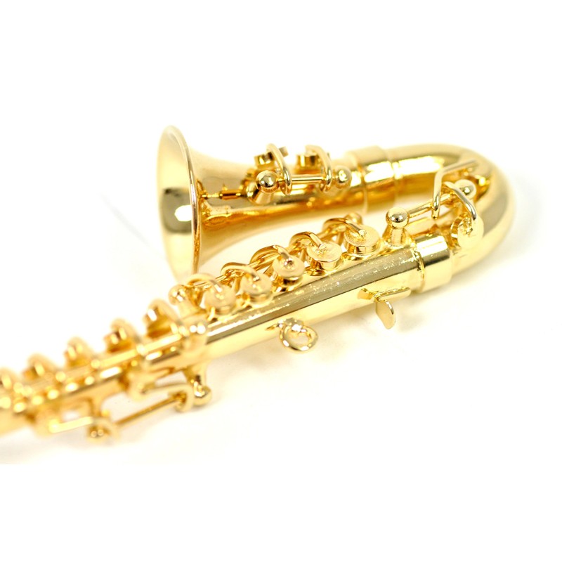 Sunrise Sound House Miniature Musical Instrument Alto Saxophone 1/12 Gold