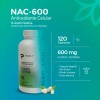 Primet Nac-600 N-acetil Cisteína Nac Antioxidante 120 Cáp