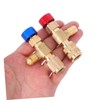 CHILDWEET Air Conditioning Safety Valve Charging Valve Tank Adapters