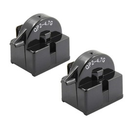 2 PCS QP2-4.7 Start Relay Refrigerator PTC Ohm 1 Pin For Vissani Danby EdgeStar Summit Haier Igloo etc Compressor
