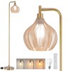 EIDISUNY Gold Floor Lamp for Living Room, Modern Standing Lamp