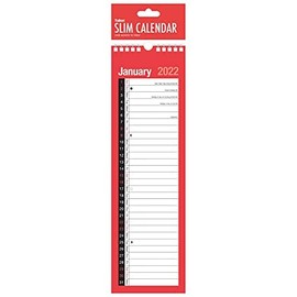 2022 Wall Calendar Slim & Easy View Calender Daily Schedule Planner Routine Maker Ideal For Home Office And Classroom Gift For Children (Slim Calendar)